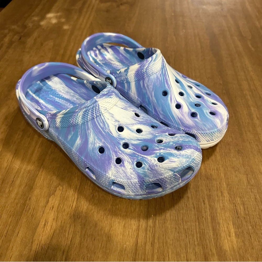 Marbled Tie Dyed Unisex Crocs